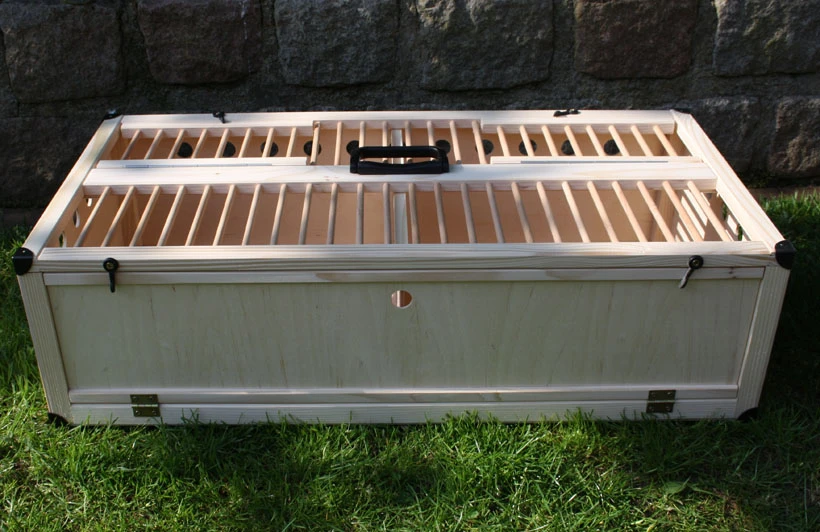 Taubenkorb Mit Mitteltrennung 80 X 40 X 24 Cm 3 Taubenkorb Mit Mitteltrennung 80 X 40 X 24 Cm